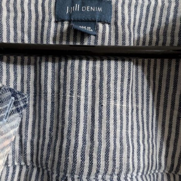 Cotton gauze plaid airy button down tunic shirt size s - Picture 5 of 12